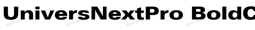 UniversNextPro BoldC字体转换